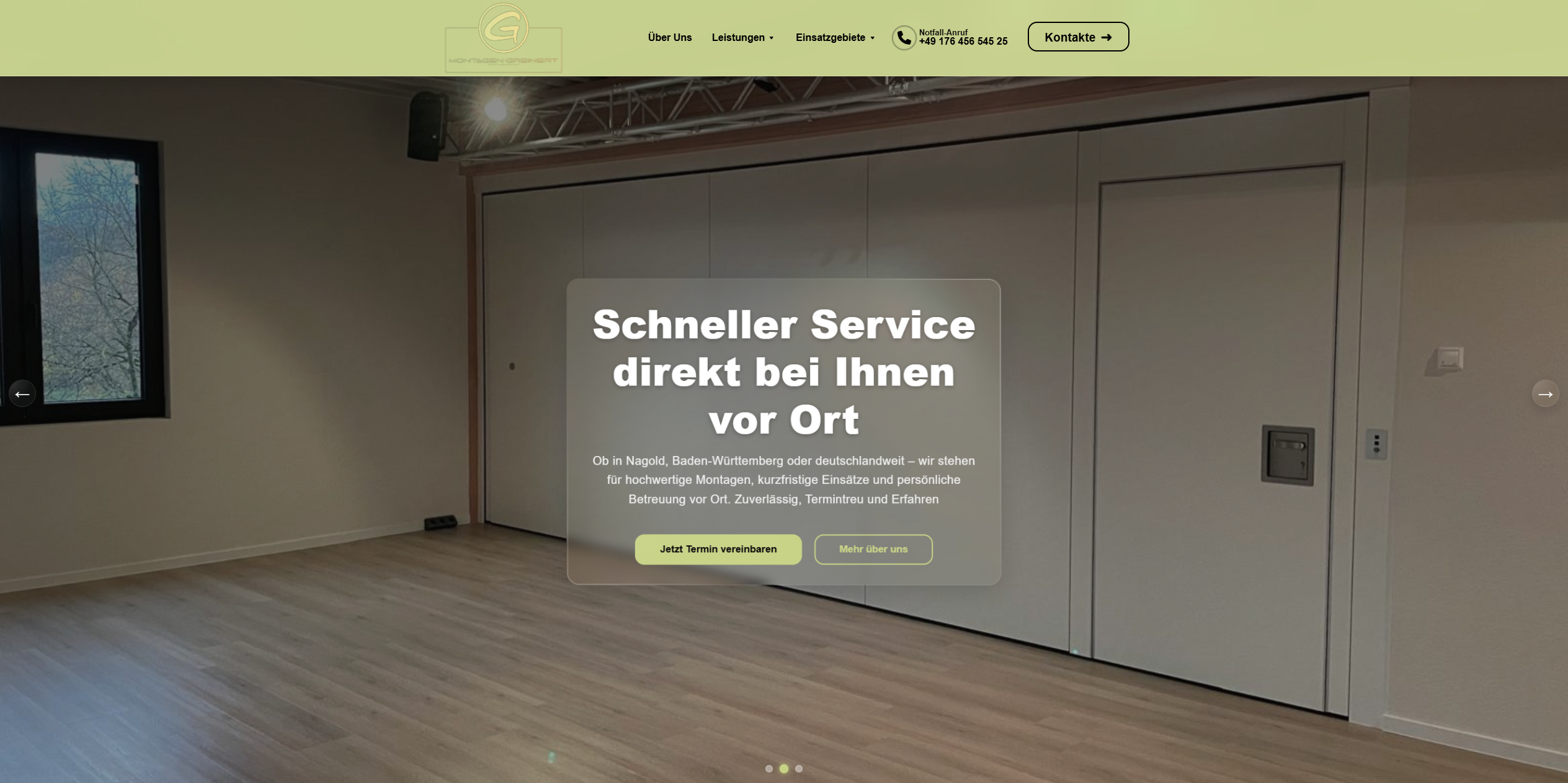 Projektvorschau Montagen Greinert